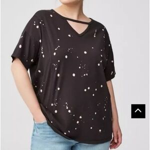 TORRID Heritage Cotton Choker Seamed Tee 4